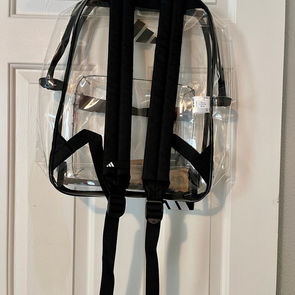 New Adidas Clear and Black Backpack - Picture 4 of 4